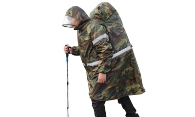 100% waterproof military army raincoat