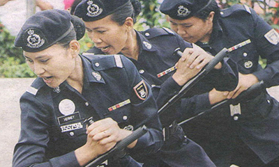 Military police plastic t-baton