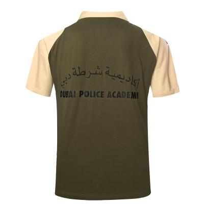 قطن شرطة دبي قميص بولو بأكمام قصيرة