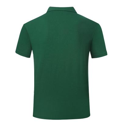 الجيش الأخضر القطن قصير الأكمام قميص بولو