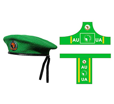 قبعة مع شعار الاتحاد الأفريقي